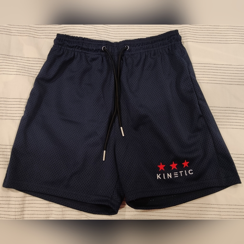Kinetic Kings - Navy Blue Fundamental Shorts - Size Small